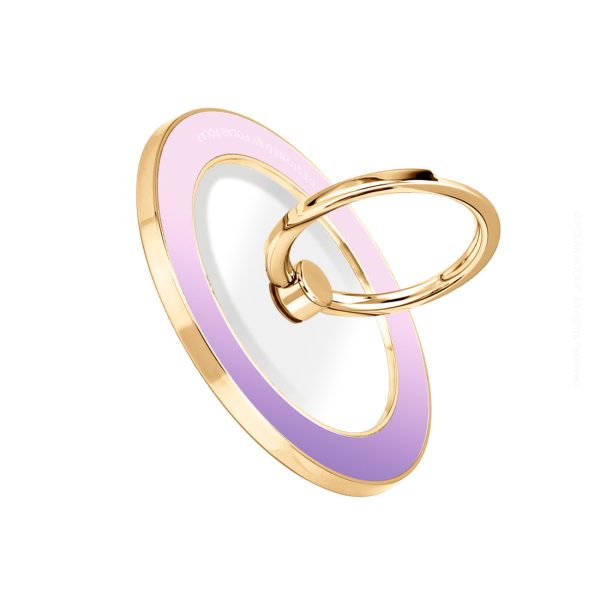Violet Blue Pastel - Golden MagSafe Phone Grip and Ring Holder Stand Online now