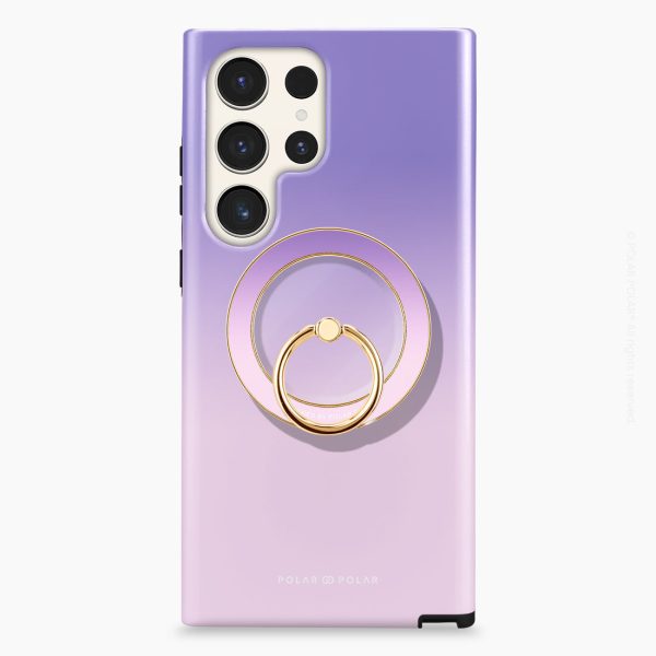 Violet Blue Pastel - Golden MagSafe Phone Grip and Ring Holder Stand Online now - Image 5